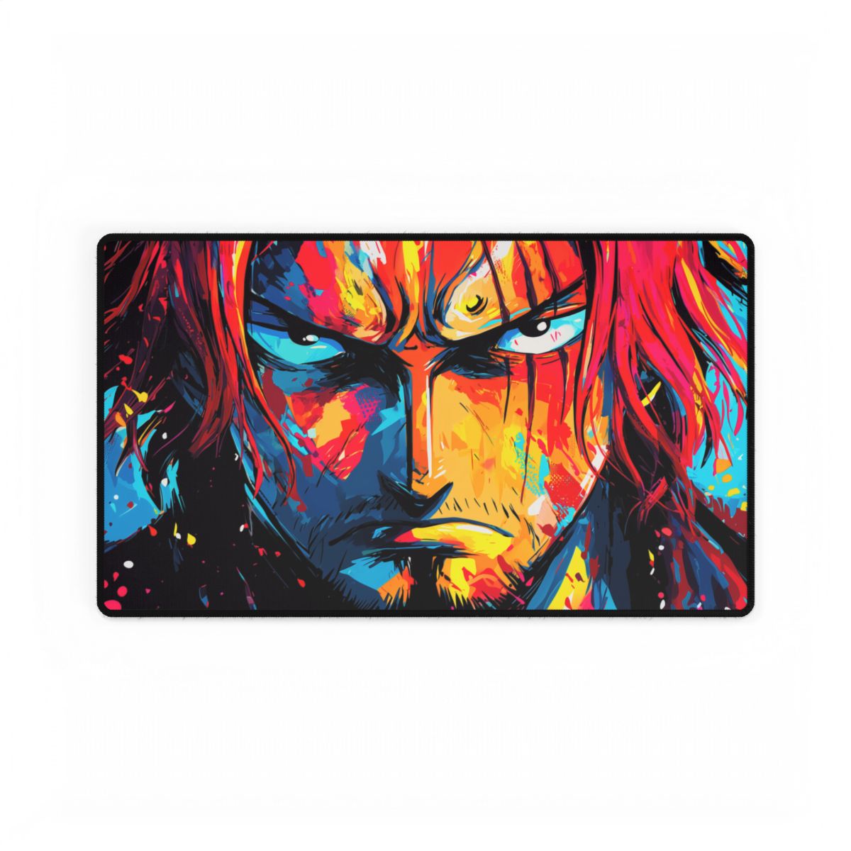 Shanks Playmat | One Piece Playmat | Red Hair Pirates Crew Playmat with Zones