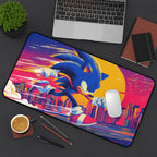 Speedy Blue Runner Playmat | Nostalgic Speed Mat