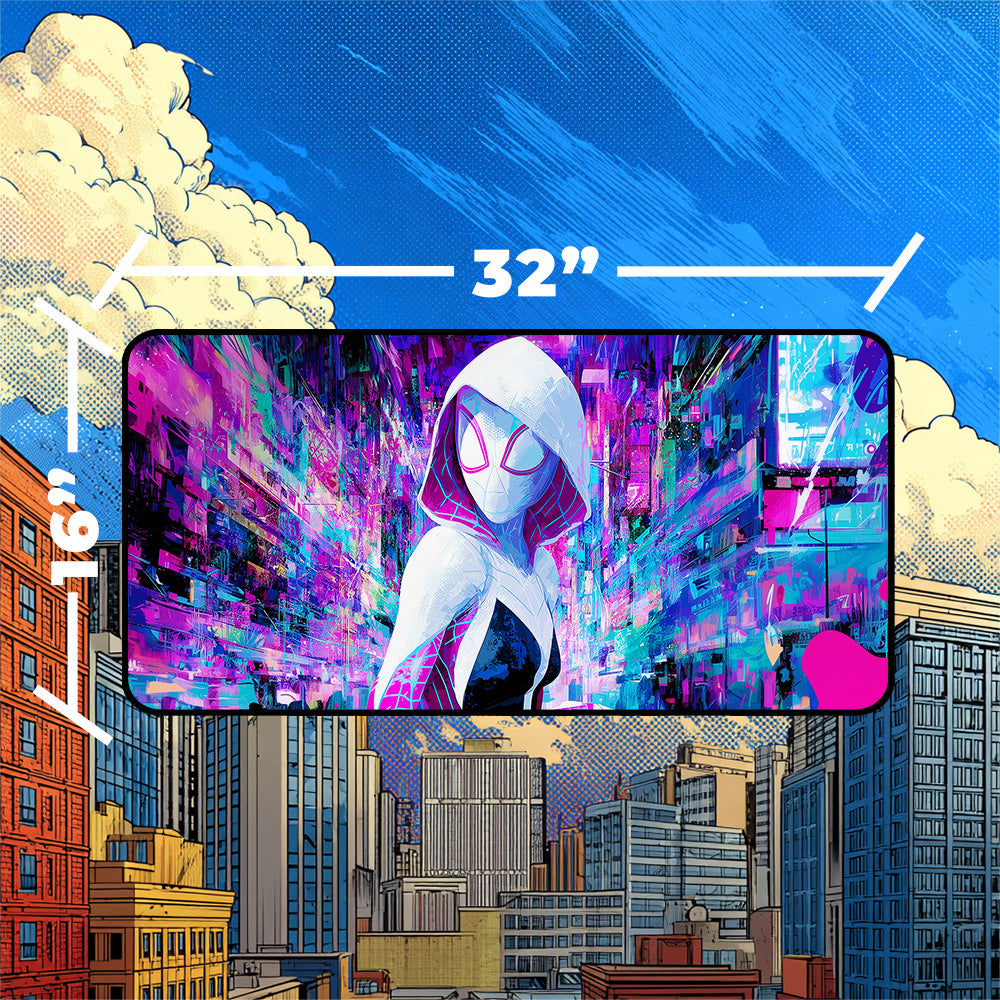 Spider-Gwen Playmat | Trippy Spiderverse MTG Mat