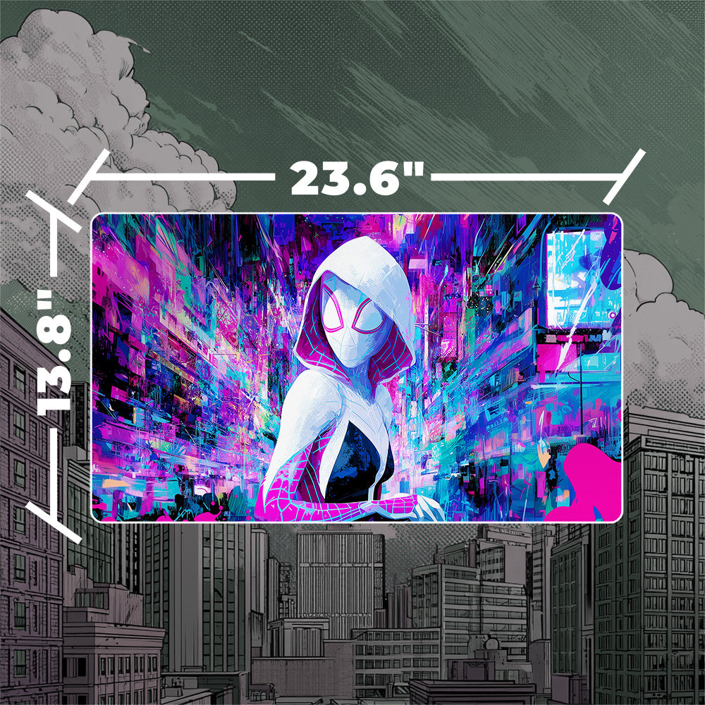 Spider-Gwen Playmat (Borderless) | Magic the Gathering Playmat