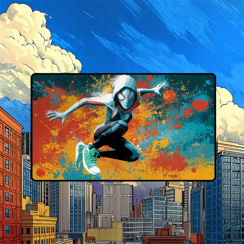 Spider-Gwen V2 Playmat | Magic the Gathering Playmat | 24x14 & 32x16