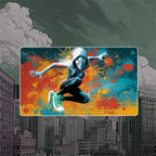 Airborne Web Heroine Playmat (Borderless) | Anime Swing Mat