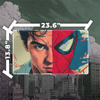 Half Mask Hero Playmat (Borderless) | Split Portrait Mat