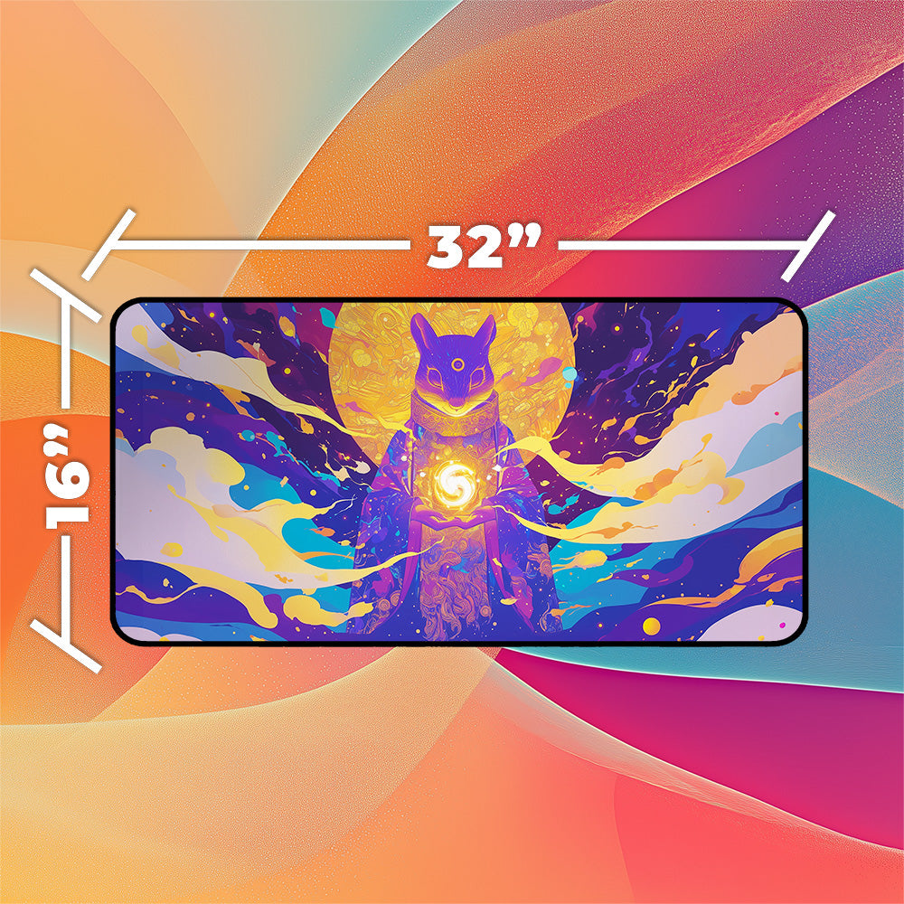 Squirrel Sorcerer Fantasy Playmat