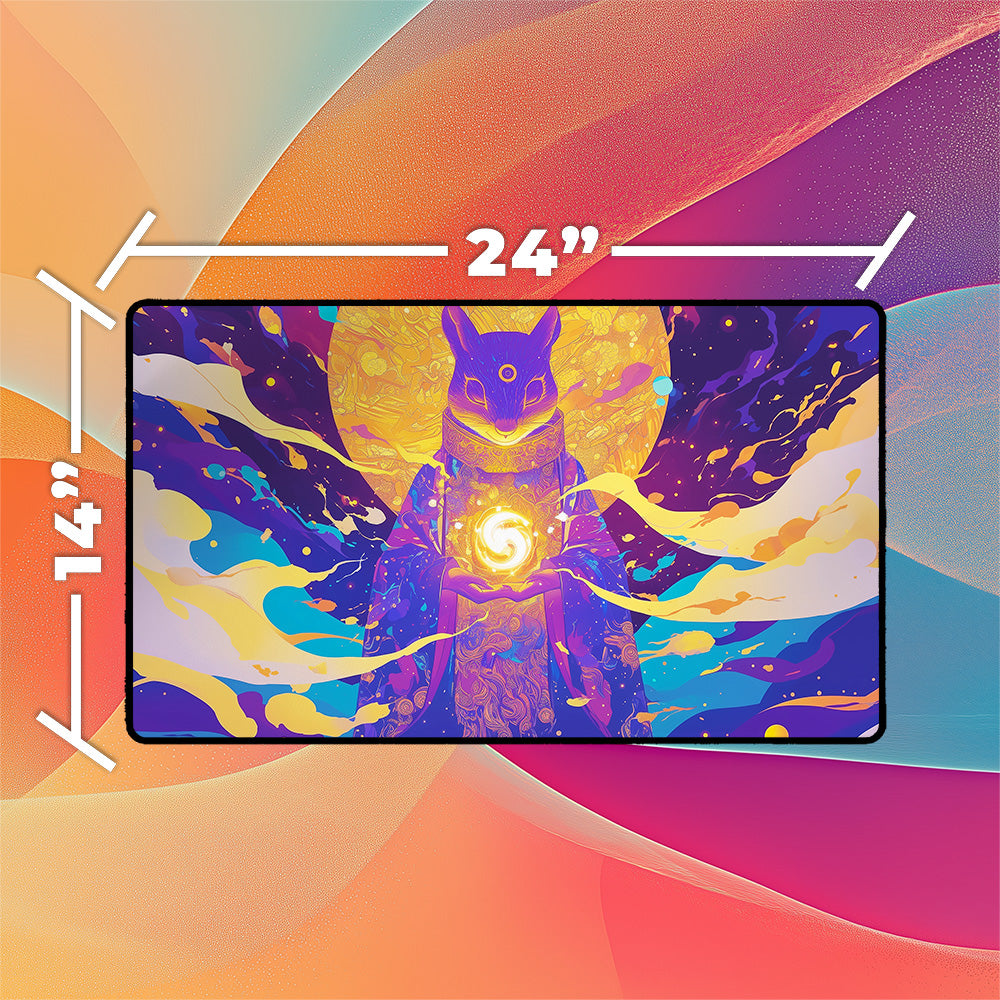 Squirrel Sorcerer Fantasy Playmat