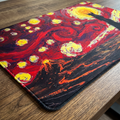 Starry Night Fortress Landscape Playmat - Borderless Stitched Edge (Worldwide Shipping)