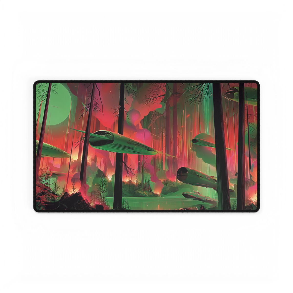 Stomping Ground Playmat | Magic the Gathering Playmat | Stellar Sights Playmat with Zones Option | 24x14 | 22x12 | 32x16 Sizes
