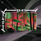 Cosmic Wild Duo Playmat (Borderless) | Retro Space Poster Mat