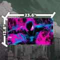 Symbiote Hero Playmat (Borderless) | Black White Comic Mat