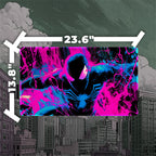 Symbiote Hero Playmat (Borderless) | Black White Comic Mat