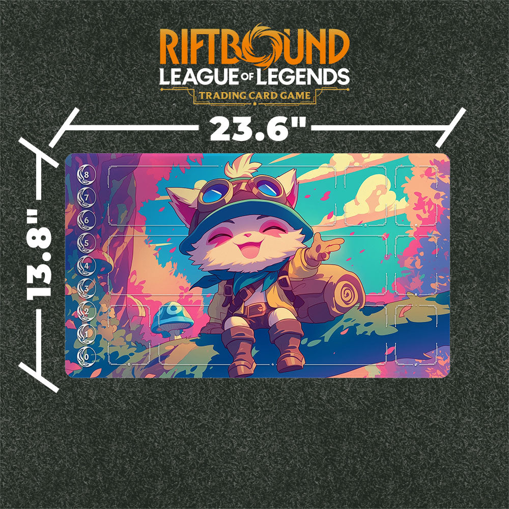 Teemo Playmat (Borderless) | Riftbound League of Legends Playmat