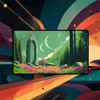 Cosmic Garden Duo Playmat | Radiant Space Mat