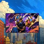 Supervillain Playmat | Cosmic Gauntlet Comic Art