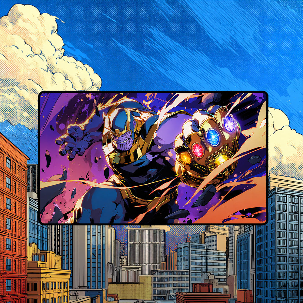 Supervillain Playmat | Cosmic Gauntlet Comic Art