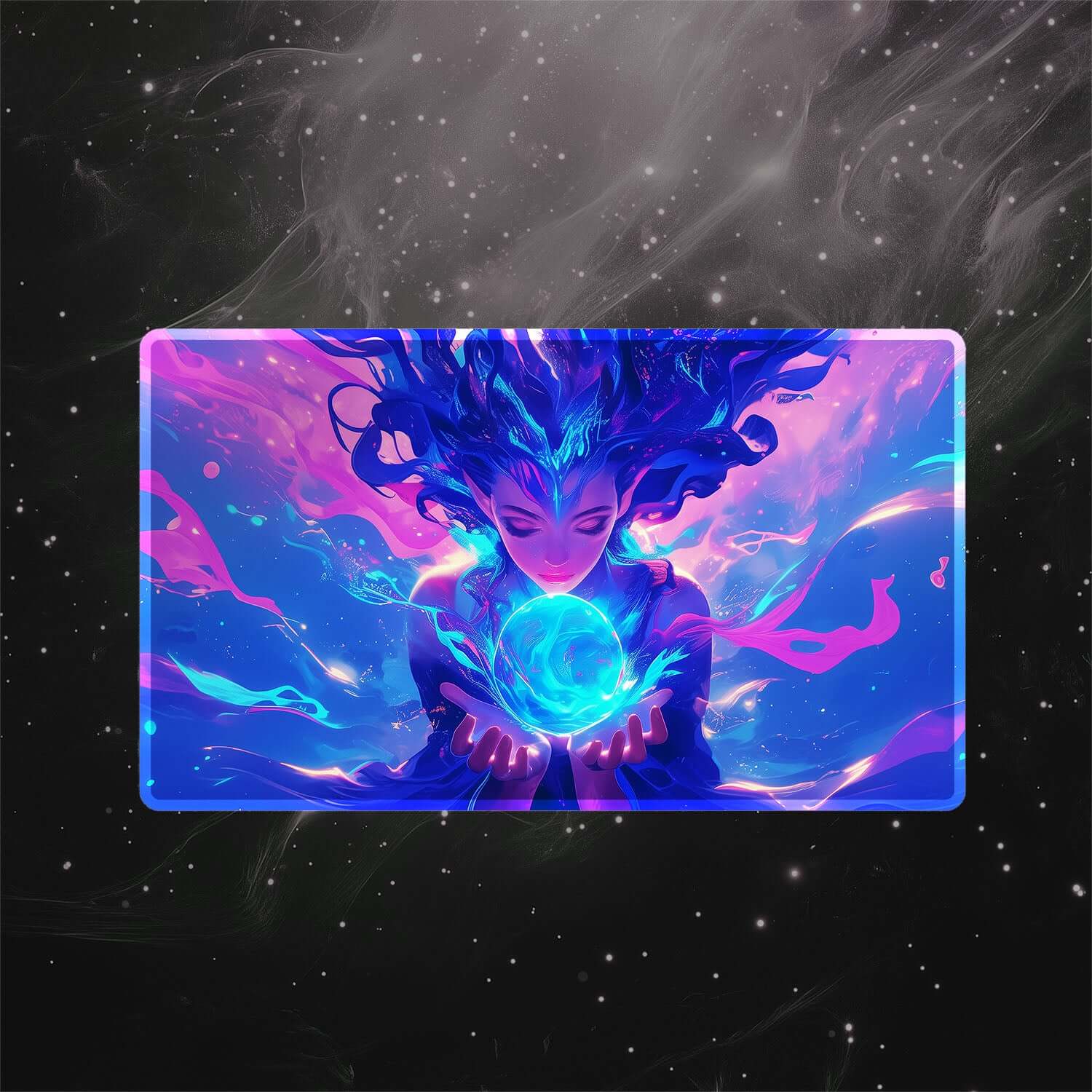 Thassa’s Oracle Playmat (Borderless) | Magic the Gathering Playmat | 24" x 14" (with Stitched Edges)