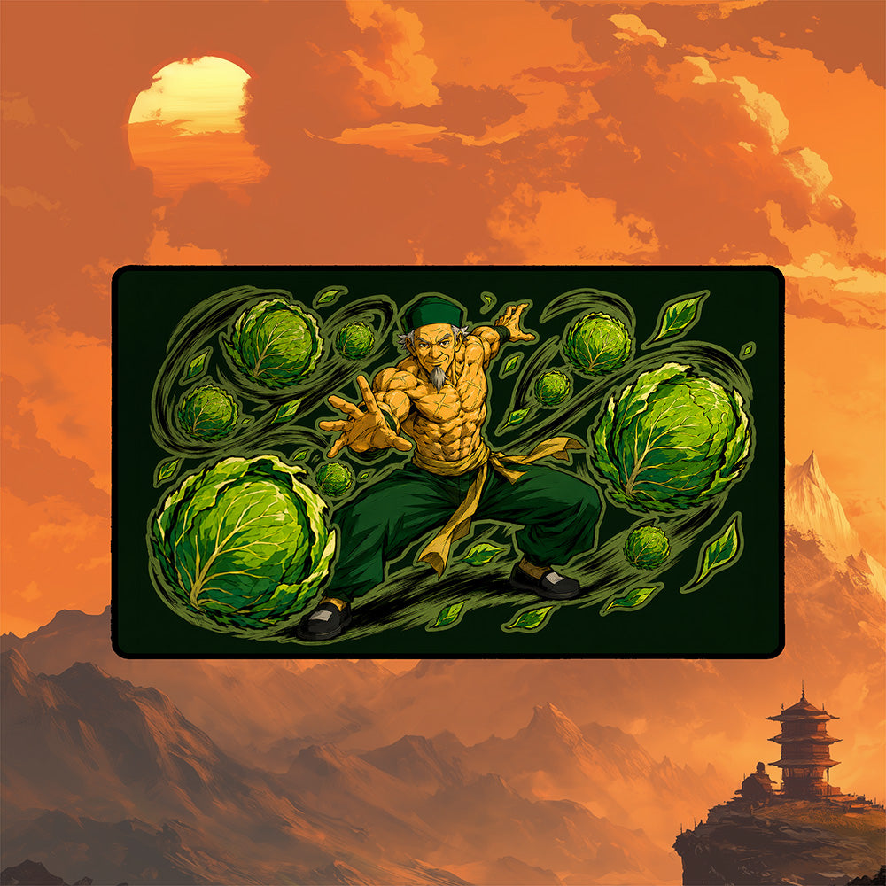Vegetable Vendor Elemental Fighter Playmat | Fantasy TCG Mat