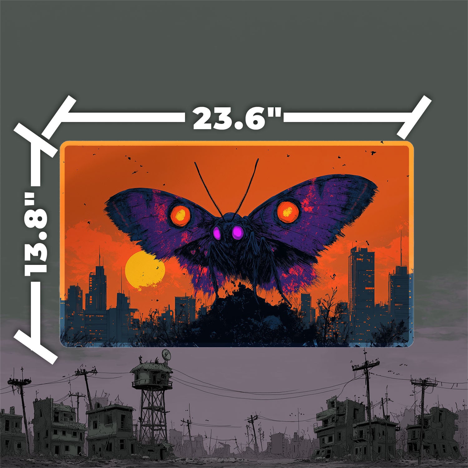 The Wise Mothman Playmat (Borderless) | Magic the Gathering Playmat