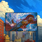 Thunder God Lightning Playmat | Storm Battle TCG Mat