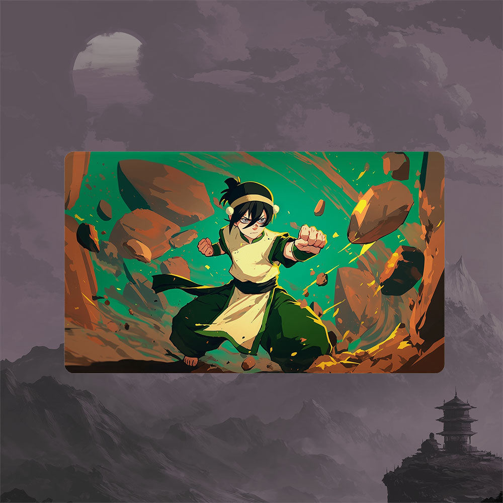 Toph Beifong Playmat (Borderless) | Magic the Gathering Playmat