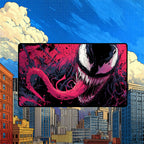 Symbiote Chaos Playmat | Black Red Comic Mat
