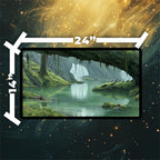 Verdant Root Dragon Playmat | Jungle Fantasy Land Mat