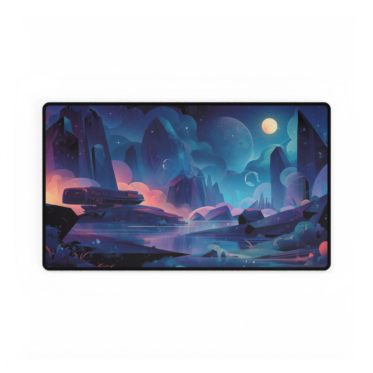Watery Grave Playmat | Magic the Gathering Playmat | Stellar Sights Playmat with Zones Option | 24x14 | 22x12 | 32x16 Sizes