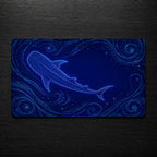 Bioluminescent Whale Shark Desk Mat 24x14 36x18 48x24