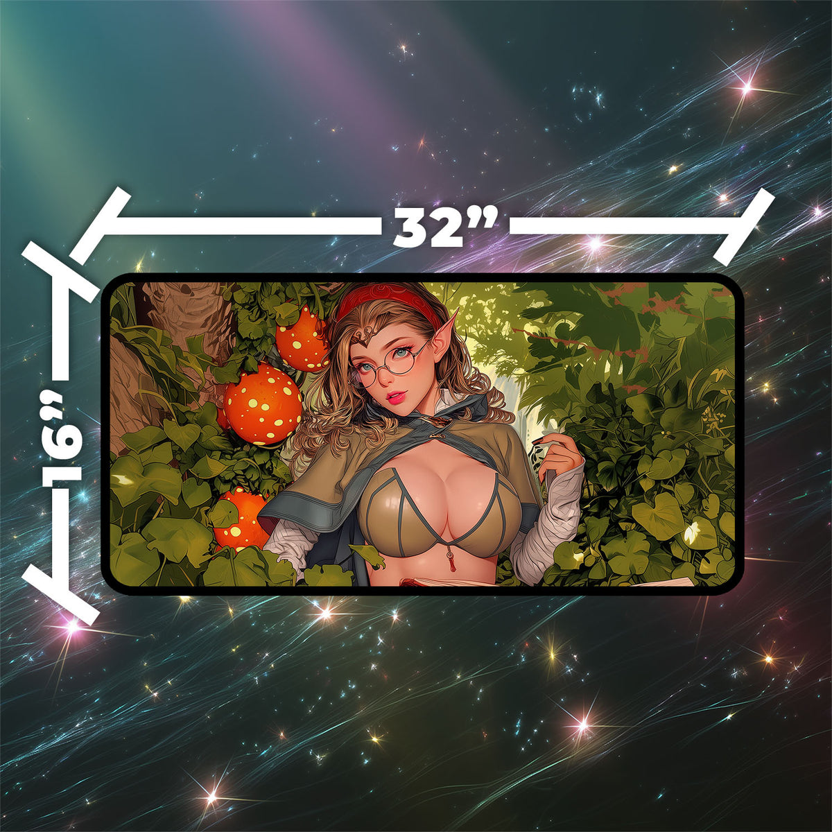 Druidic Forest Mage Playmat | Wild Nature Fantasy Mat