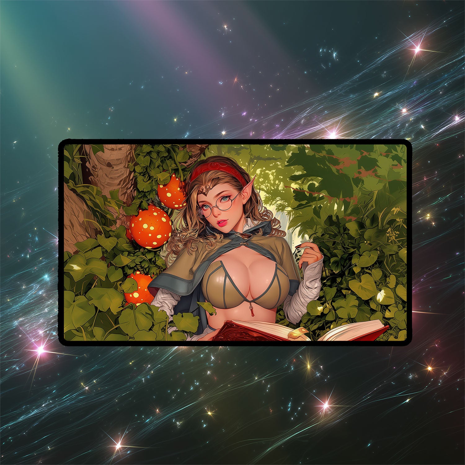 Druidic Forest Mage Playmat | Wild Nature Fantasy Mat