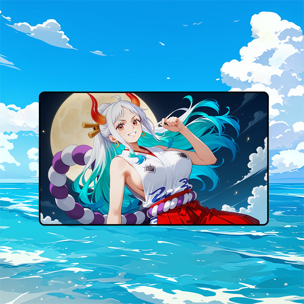 Oni Princess Warrior Playmat | Anime Battle TCG Mat