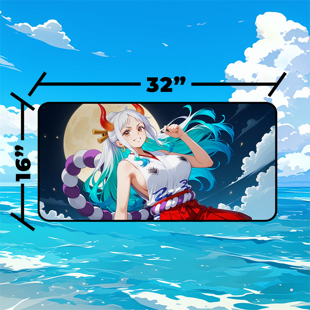 Oni Princess Warrior Playmat | Anime Battle TCG Mat