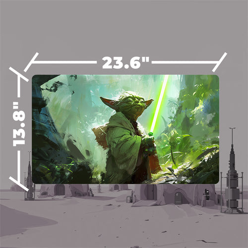 Battle-Ready Sage Playmat (Borderless) | Green Blade Mat