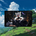 Y’shtola, Night’s Blessed Playmat | Final Fantasy Playmat | Cat Warlock Playmat with Zones Option | 24x14 | 22x12 | 32x16 Sizes