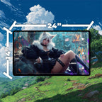 Y’shtola Playmat | Final Fantasy Playmat | Iconic Fantasy Sorceress Playmat with Zones Option | 24x14 | 22x12 | 32x16 Sizes