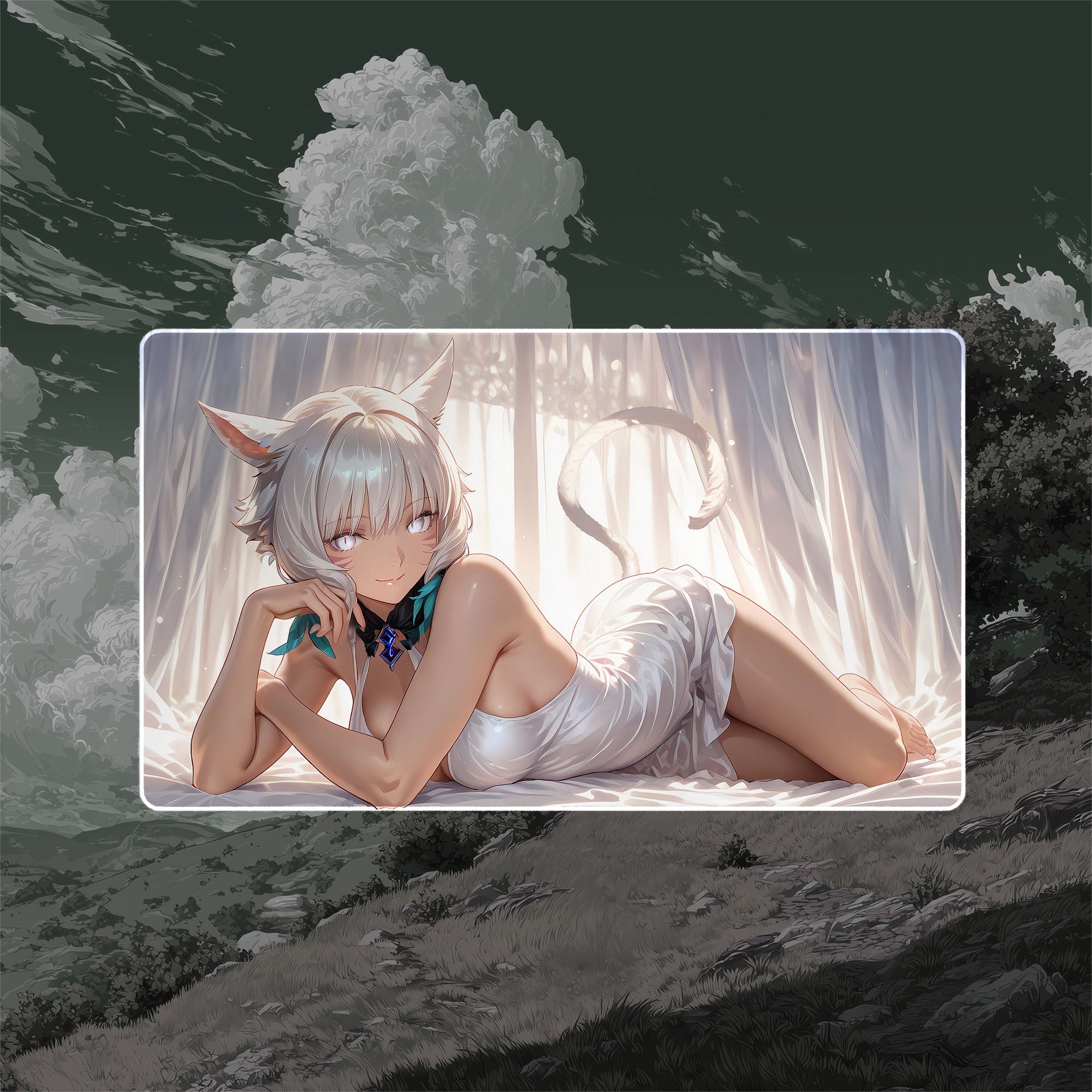 Y'shtola Playmat (Borderless) | Final Fantasy Playmat