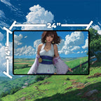Yuna Grand Summoner Playmat | Final Fantasy Playmat | Iconic Summoner Playmat with Zones Option | 24x14 | 22x12 | 32x16 Sizes