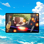 Battle-Ready Swordsman Playmat | Intense Anime Mat